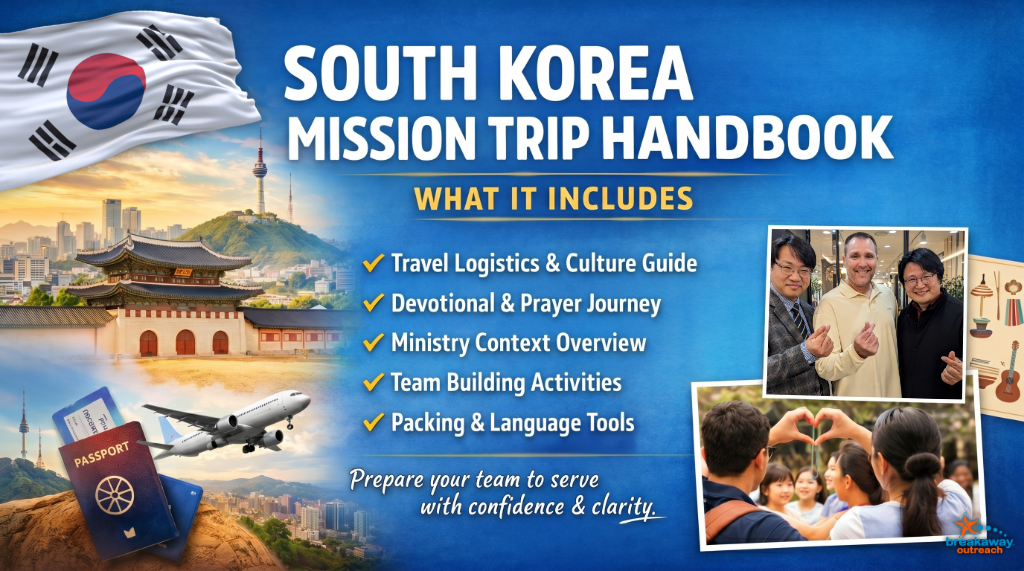 south korea mission trip handbook